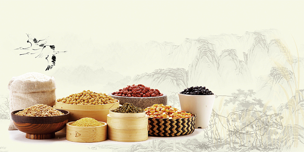 五谷杂粮海报psd背景图
