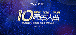 10周年庆典背景