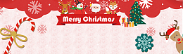 圣诞节文艺卡通小清新粉色banner