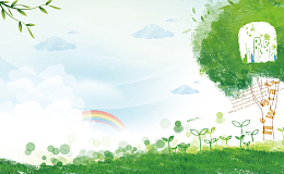 清新儿童教育插画背景