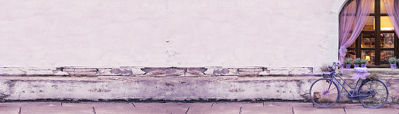 紫色背景 路边 banner 