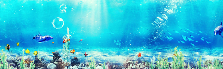 梦幻海底世界背景