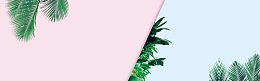 春季清新蓝粉色电商海报背景