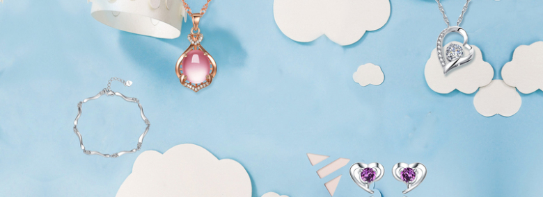 关键词 : 淘宝,清新,首饰,饰品,背景,banner,吊坠,海报banner,文艺,小