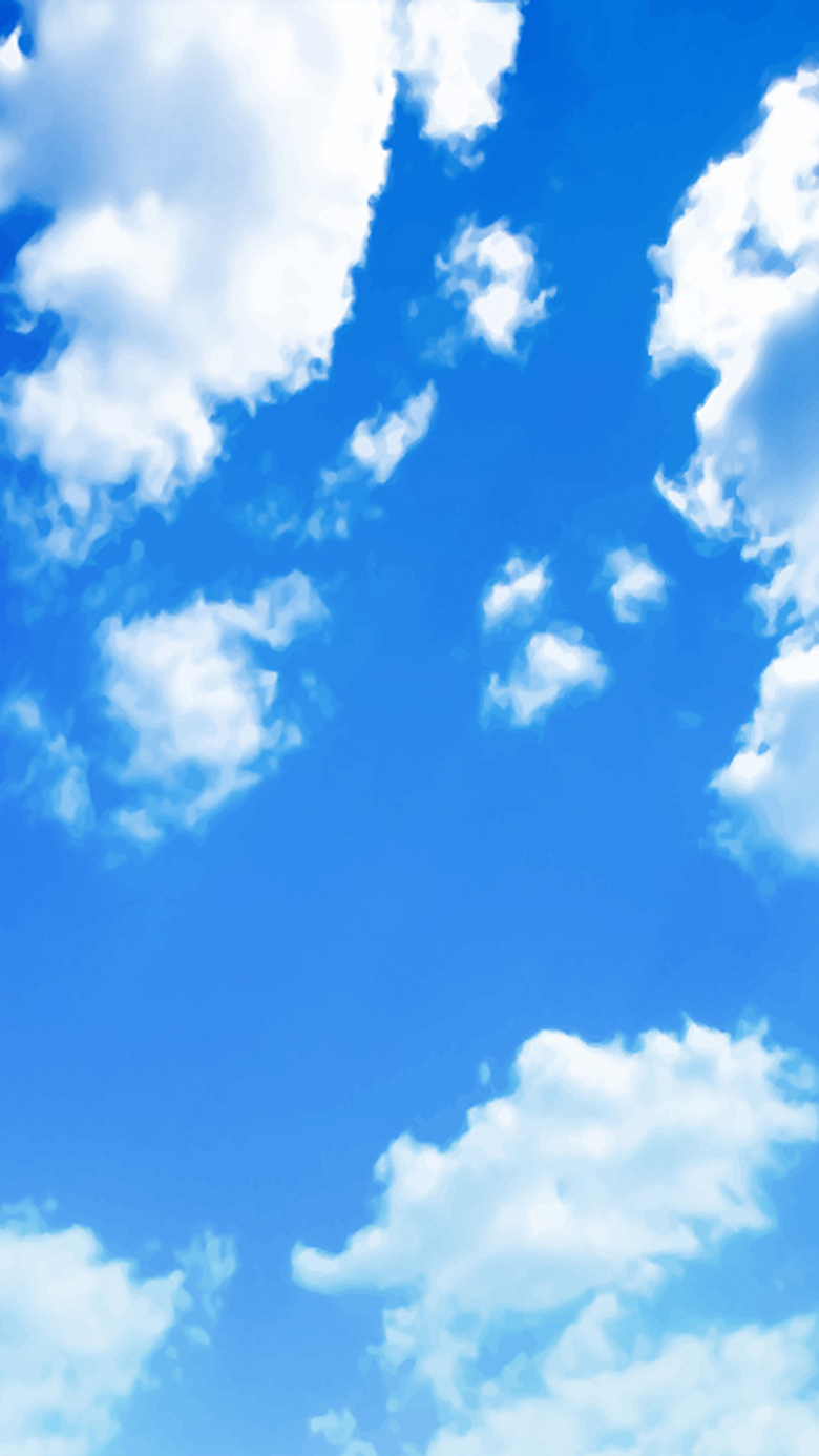 蓝天白云矢量图H5背景