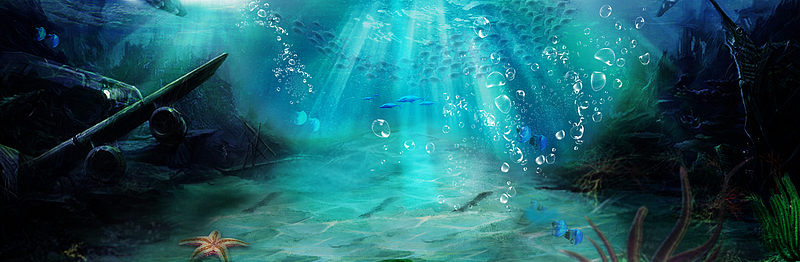 海洋神秘世界背景