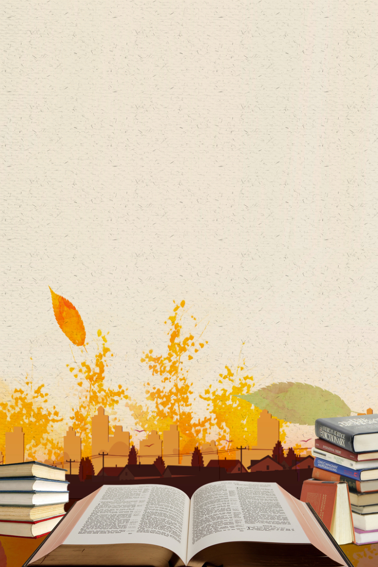 复古简约书本学术讲座海报背景素材免抠素材免费下载 觅元素51yuansu Com