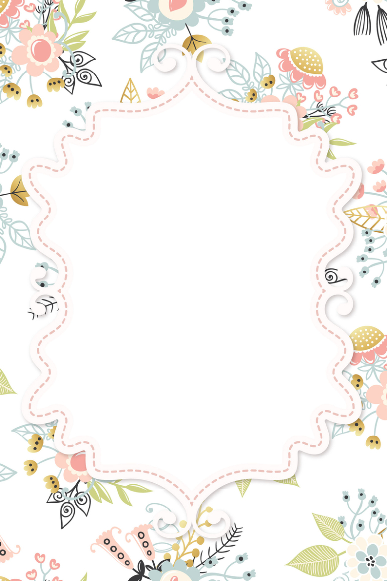 矢量梦幻手绘文艺婚礼背景