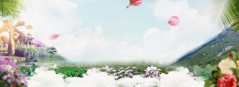 梦幻banner背景