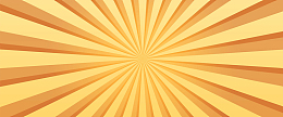 黄色放射光芒背景