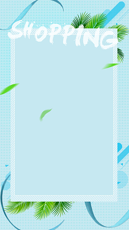 夏季产品上新蓝色背景