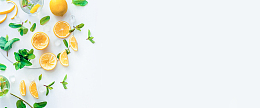 水果简约白色海报背景banner