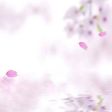 小清新唯美花瓣入水背景