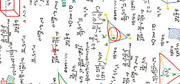 清新数学公式背景