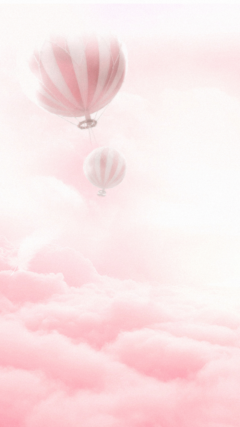 粉色天空H5背景