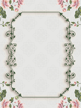 婚纱摄影花边婚礼唯美背景素材