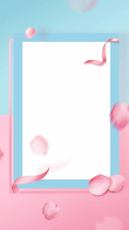 玫瑰母爱玫瑰花瓣H5背景素材
