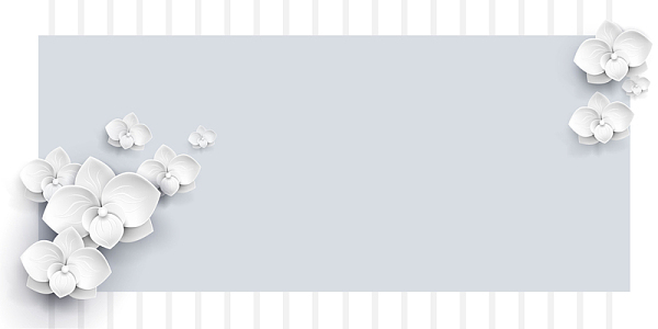 矢量立体折纸花朵花纹花样文艺背景