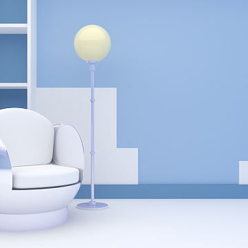 psdjpg家居简约蓝色海报背景bannerpsdjpg粉蓝室内绘本风温馨手绘背景