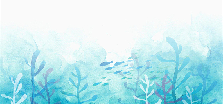 手绘海底世界