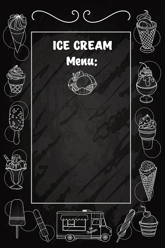 咖啡菜单背景素材