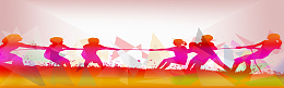 拔河比赛banner