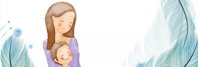 母亲节卡通童趣手绘banner