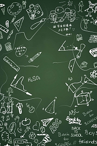 开学季海报背景素材