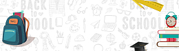寒假班补习班开课可爱卡通banner