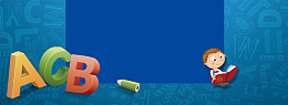 教育培训卡通手绘海报banner