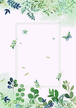 简约小清新春天海报