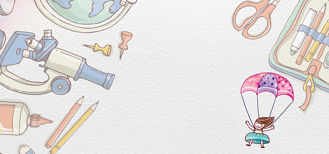 儿童节手绘灰色海报banner背景