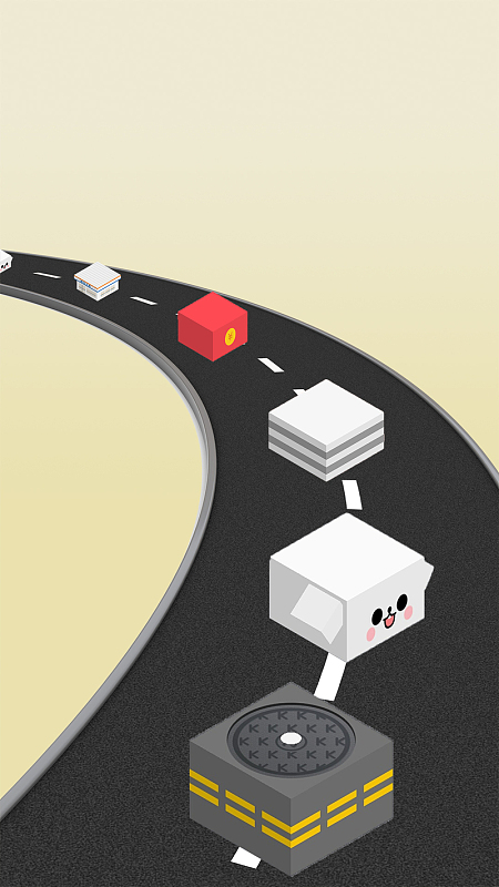 跳一跳海报设计背景图