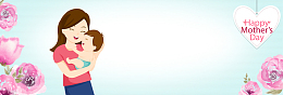 母亲节卡通手绘banner
