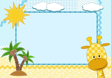 矢量卡通幼儿教育展板背景