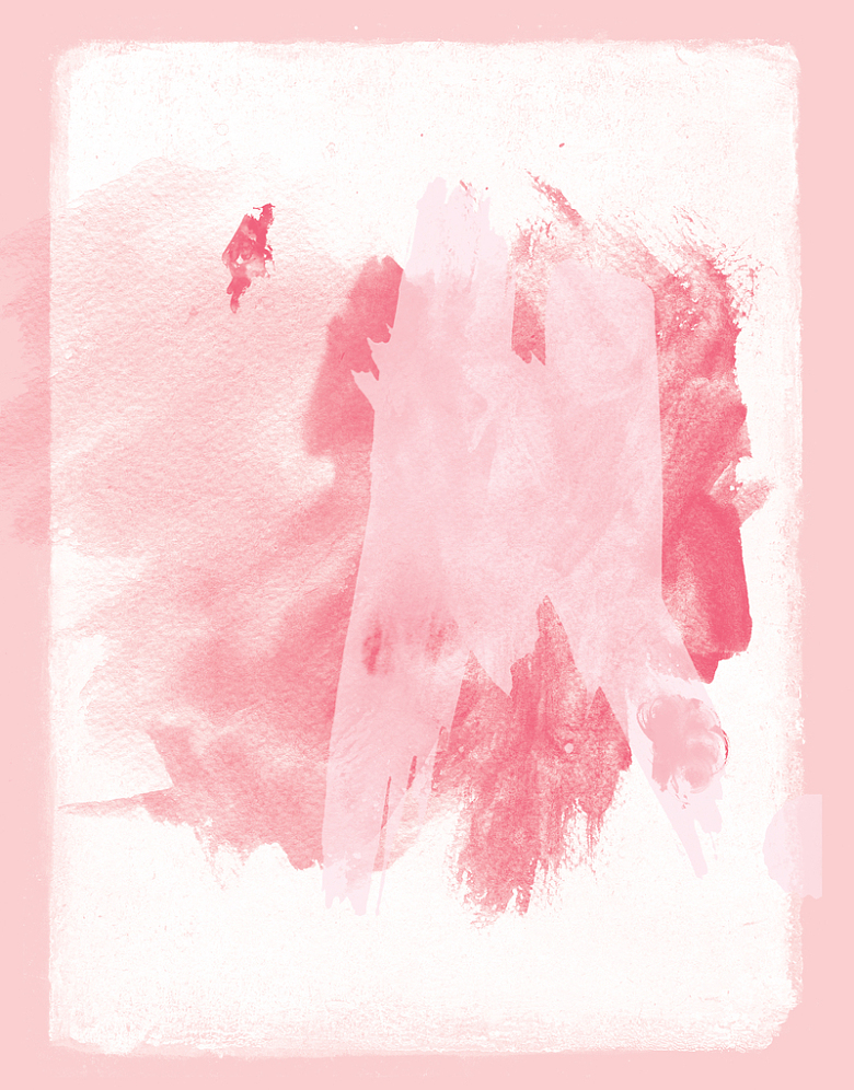 粉红色水彩海报背景图