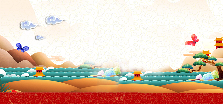 金鸡贺除夕海报背景