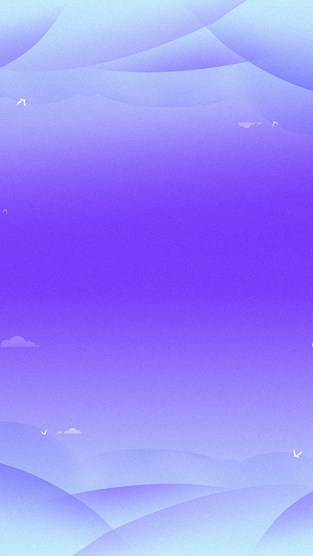 蓝色卡通h5背景