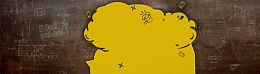 开学季纹理底纹棕色banner背景