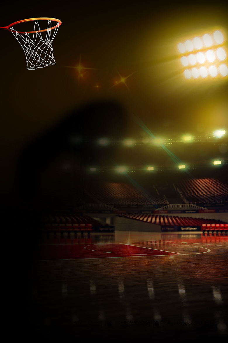 篮球比赛宣传背景