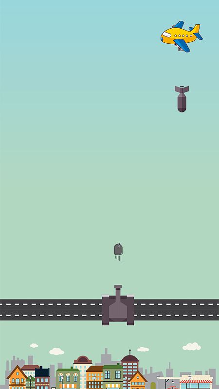 坦克大战H5游戏界面