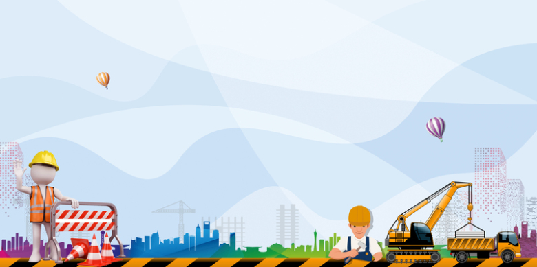 创意卡通安全宣传栏漫画海报背景素材