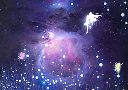 梦幻精灵星空背景