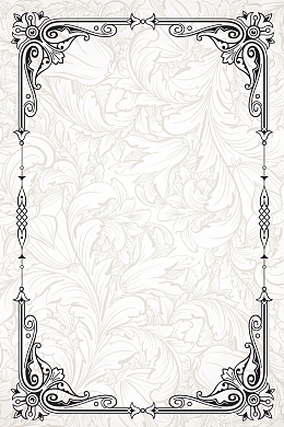 矢量欧式边框底纹古典纹理背景
