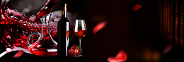 红酒梦幻黑色海报背景banner