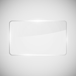 透明方形玻璃背景矢量素材