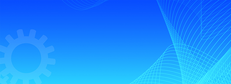 齿轮创意蓝色背景