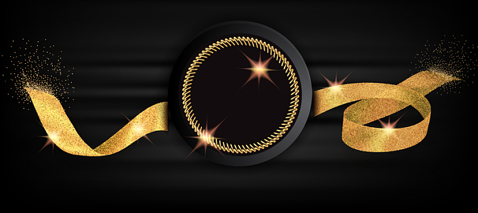 大气金色绸缎圆环vip贵宾卡矢量背景