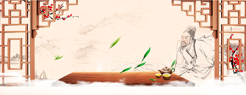 古典banner背景