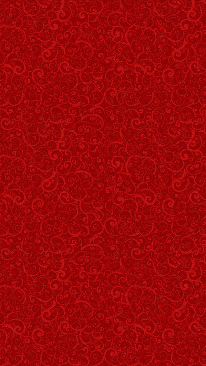 红色印花H5背景